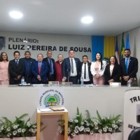 Camara Municipal de Mata Roma realizou a Sessão Solene de Posse da Mesa Diretora ao biênio 2023/2024